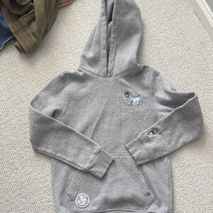 GOAT USA Gray Hooded Sweatshirt